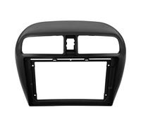 Fiakaon Auto Radio Cadre Compatible avec Mitsubishi Attrage Mirage Spacestar 2012-2018 : autoradio Double DIN avec Cadre et Panneau de Montage sur Tableau de Bord.
