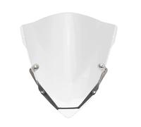 Fiakaon Pare-Brise de Moto Extension d'écran de Moto Pare-Brise de Moto pour Kawasaki Z125 Z 125 2015-2018. Accessoires de Remplacement pour Pare-Brise.(Transparent)