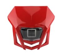 Fiakaon Phare de Moto Convient pour Honda CRF230 Panneau de Phare de Moto XR230 Convient pour Suzuki Convient pour Kawasaki KLX 150 Convient pour Yamaha WR450 Kit de phares(Red)