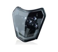 Fiakaon Phare de Moto Phare Avant de Moto Compatible avec Les phares à LED KTM EXC SXF MX Dirt Bike Enduro Kit de phares(Dual 6 LED)