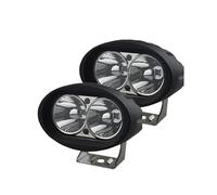 Fiakaon Phare de Moto Phare de Travail 3 Pouces pour Moto, Phare antibrouillard, Compatible avec Les vélos électriques Rad Power, Tout-Terrain, 4x4, vélo électrique Kit de phares(White-2pcs)