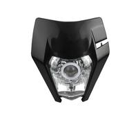 Fiakaon Phare de Moto Plaque de Phare de Moto Compatible avec KTM EXC LED XC SX EXCF XCW 125-500 2018-2023, pièces modifiées pour phares de Motocross Kit de phares(Black)