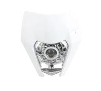 Fiakaon Phare de Moto Plaque de Phare de Moto Compatible avec KTM EXC LED XC SX EXCF XCW 125-500 2018-2023, pièces modifiées pour phares de Motocross Kit de phares(White)