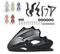 Fiakaon Protecteur de carénage Moto Déflecteur Carénage inférieur de Moteur de Moto, becquet de Moteur, Panneau de Cadre adapté à la Kawasaki Z900 2017-2024(Black2020-2024)