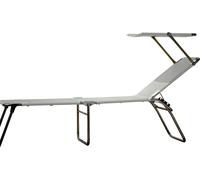 Fiam Chaise longue à trois pieds Fiam Amigo 40+ - sauge