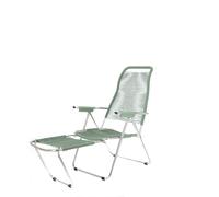 Fiam Chaise longue Spaghetti - sauge - aluminium