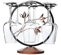 FIAMER Support de séchage autonome en métal pour verres à vin, décoration de bar de cuisine, présentoir multifonction, support de rangement pour table
