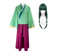 Fiamll Maomao Costume de cosplay - Robe de chanvre - The Apothecary Diaries - Pour femme - Avec perruque - Pour Halloween et carnaval - Taille L