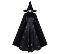 Fiamll Wicked Costume de cosplay Elphaba pour femme - Style Halloween - Tenue elphaba - Carnaval - Fête - Taille L