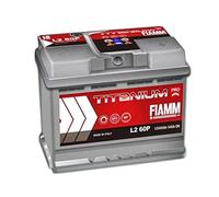 Fiamm 7903773 Titanium Auto Batterie, 60Ah/540A, Borne Plus à Droite | Pôle positif à droite