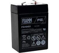 Fiamm Batterie au Plomb Gel - 6 V - 4,5 Ah - Faston 4,8 AGM