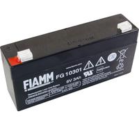 Fiamm Batterie série FG 6V Alimentation d'urgence UPS Connexion Faston 187 plate de 4,8 mm (FG10301 Ampérage 3 (Ah)) - . -FG10301