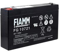 Fiamm FG10721 Batterie de rechange 6 V 7,2 Ah pour bateau à appât, baitbott, bateau, bateau d'alimentation, 6 V