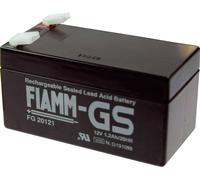 Fiamm Pb-12-1,2-4,8 FG20121 Batterie au plomb 12 V 1.2 Ah plomb (AGM) (l x H x P) 97 x 57 x 48 mm cosses plates 4,8 mm sans entretien, auto-décharge réduite,