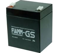 Fiamm PB-12-4,5-4,8 FG20451 Batterie au plomb 12 V 4.5 Ah plomb (AGM) (l x H x P) 90 x 107 x 70 mm cosses plates 4,8 mm sans entretien, auto-décharge réduite