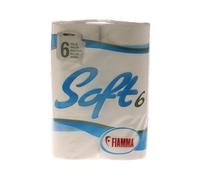 Fiamma 301/051 Article de Camping Soft 6 Lot de 6 Rouleaux de Papier Toilette