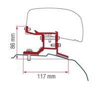 Fiamma adaptateur F40Van Ford Custom L2