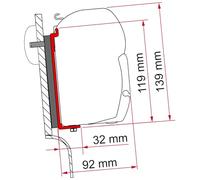 Fiamma Adaptateur VW Westfalia
