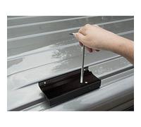 Fiamma Awning F40 Van Pro Deep Black | Cloth Royal Grey | 270 cm de large, extension 250 cm (Kit T5 T6)