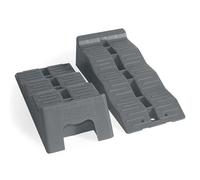 Fiamma Cales de nivellement Level Up pour caravane 5 tonnes Argenté – Paire