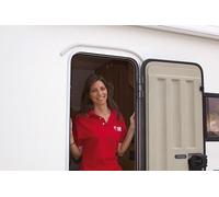 Fiamma Mini-gouttière Drip-Stop 75 cm Anti-goutte Anti-pluie Blanc pour camping-car et caravane