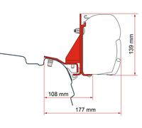 Fiamma F45/F43 adaptateur Multirail Reimo VW T5/T6