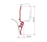 Fiamma F45/F43 adaptateur VW T3