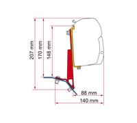 Fiamma F45/F43/F35 adaptateur Ford Custom