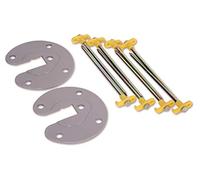 Fiamma Ensemble de plaques d’auvent pour jambe d’auvent Van camping-car