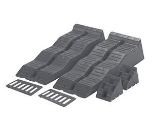 Fiamma Kit Level Up cale de Niveau pour Roues de Voiture + Sac de Transport Cal-Roue Butée de Roue