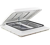 Fiamma Lanterneau à manivelle Polar Control Turbo Vent avec thermostat et mastic pour caravane ou camping-car