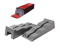 Fiamma® Level Up Calotte d’égalisation | Lot de 2 + Sac de transport | 4-10 cm | Gris | Niveleur | Cales