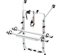 Fiamma Porte-vélos pour VW T6 - Aluminium/Gris - 56 x 128 x 142 cm - 8,3 kg - Extensible - Charge maximale : 60 kg - Montage arrière sans perçage