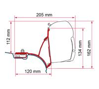 Fiamma Prend En Charge Kit Vw T5/t6 Transporter/multivan