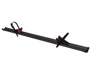 Fiamma Rails de Toit Premium XL en Noir Profond avec Patins antidérapants pour Porte-vélo