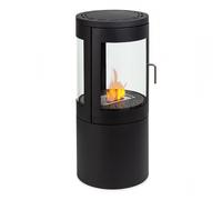 Fiamme Circulo 1,2kW 4 à 6h Cheminée Bioéthanol Noir