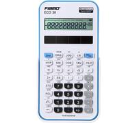 fiamo Calculatrice scientifique Eco30,138 fonctions et 10 chiffres écran blanc/bleu.[H26]