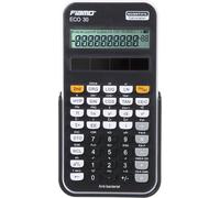 fiamo Calculatrice scientifique Eco30,138 fonctions et 10 chiffres écran blanc/bleu.[V15]