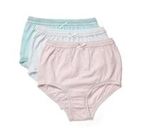 FIANA FASHIONS Lot de 3 culottes en coton doux sans couture pour femme, pastel, 56-58