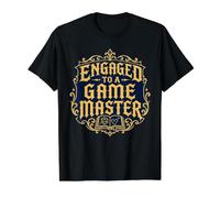 Fiancé à Une fiancée mariée de RPG de Table de maître de Jeu T-Shirt Graphique avec Valeur
