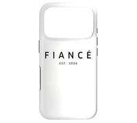Fiancé Est. 2026, fiançailles fiancées du Futur Mari Coque pour iPhone 17 Pro