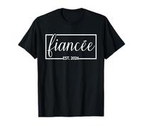 Fiancée Est. 2026, Future épouse, fiançailles T-Shirt