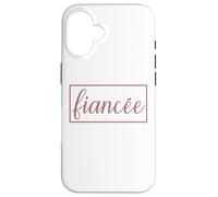 Fiancée Fiancée Engagement pour Son Couple De Femmes Fiancée Coque pour iPhone 16