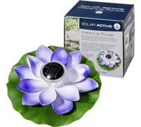 FIAP 3206-2 SOLAR ACTIVE WaterLily Purple Lampe décorative solaire LED LED intégrée violet