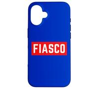 Fiasco Funny Sarcastique Minimaliste Adolescent College Humour Adulte Coque pour iPhone 16