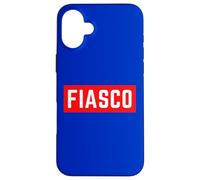Fiasco Funny Sarcastique Minimaliste Adolescent College Humour Adulte Coque pour iPhone 16 Plus