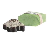 Fiasconaro - La colombe de pâques avec pépites de chocolat et poire confite, recouvert de sucre glace e petits croquant de chocolat, emballé à la main. 1 Kg