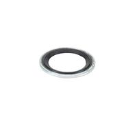 Fiat 10878180 Bague d'étanchéité en métal avec lèvre en caoutchouc 3 4" x 1"