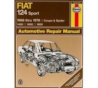 Fiat 124 Sport Coupe Spider 19681978 Haynes Repair Manual USA by Haynes Publishing Adrian Sharp, John H. Haynes (Auteur)