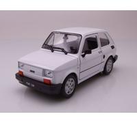 Fiat 126 1977 Blanc Modèle Réduit 1:21 Welly